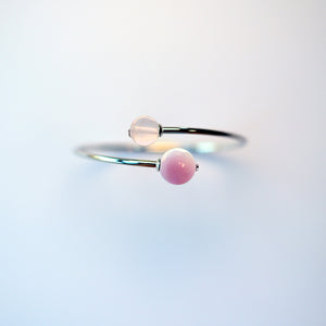 Rose quartz and lepidolite bracelet – meaningful gift for Christmas or birthday celebrations.