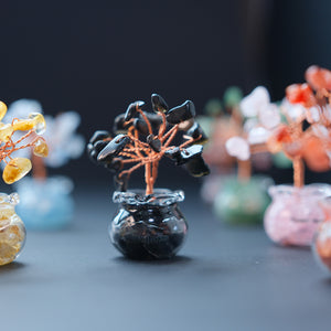 obsidian Feng Shui Tree for Protection