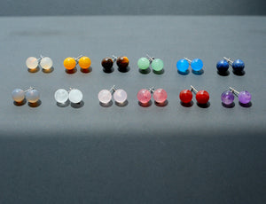 Solar System Gift Set - 12 pairs of Gemstone Sterling Silver Earrings