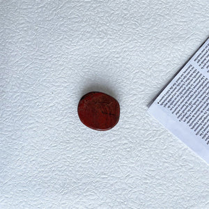 Red Jasper Oval Crystal Phone Grip: grounding and vitality gemstone phone holder UK