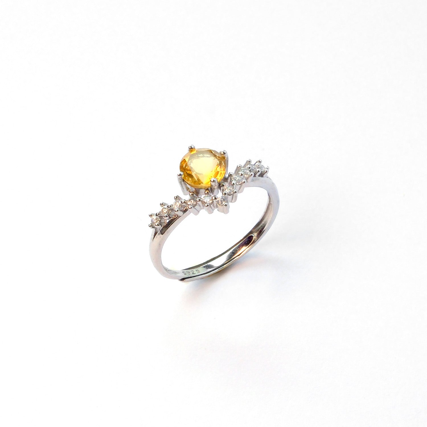 citrine silver ring brings continuous abundance, attracting success and positive opportunities.