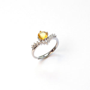 citrine silver ring brings continuous abundance, attracting success and positive opportunities.