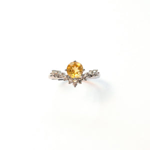 citrine ring for wedding ceremony