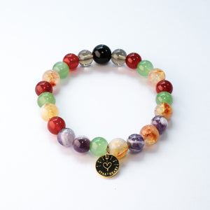 Natural crystal protection bracelet for balance and health