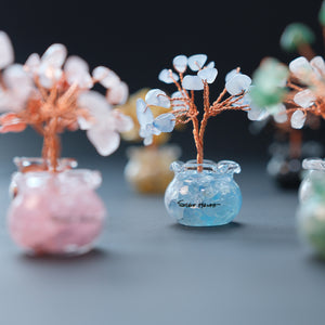 Aquamarine Feng Shui Tree for Serenity