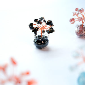 obsidian Feng Shui Tree for Protection