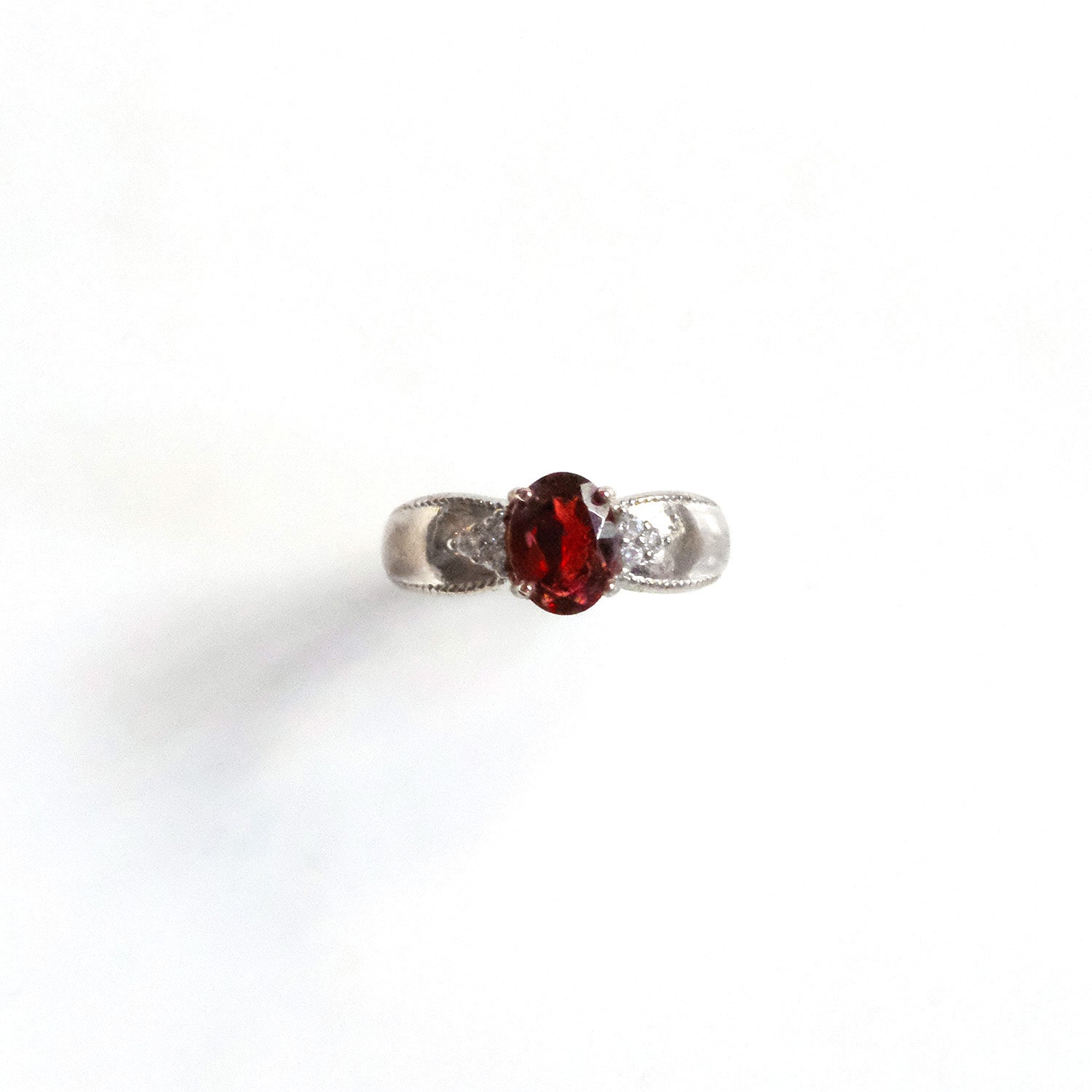 Garnet ring symbolising love and strength, meaningful natural gemstone jewellery gift
