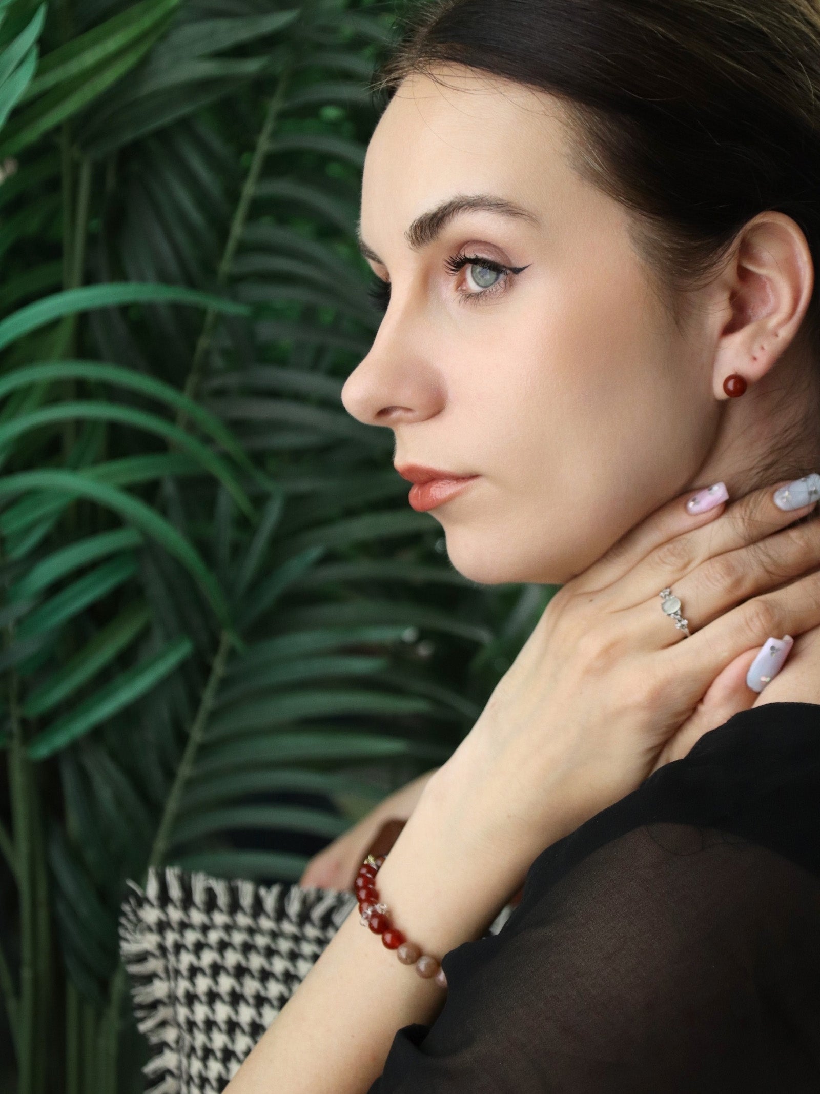 Prehnite ring symbolising unconditional love and renewal, affordable healing gemstone jewellery, carina bracelet for passion