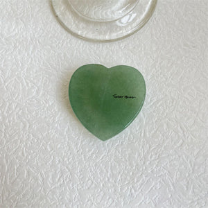 Green Aventurine Crystal Phone Grip: luck and prosperity gemstone phone accessory UK