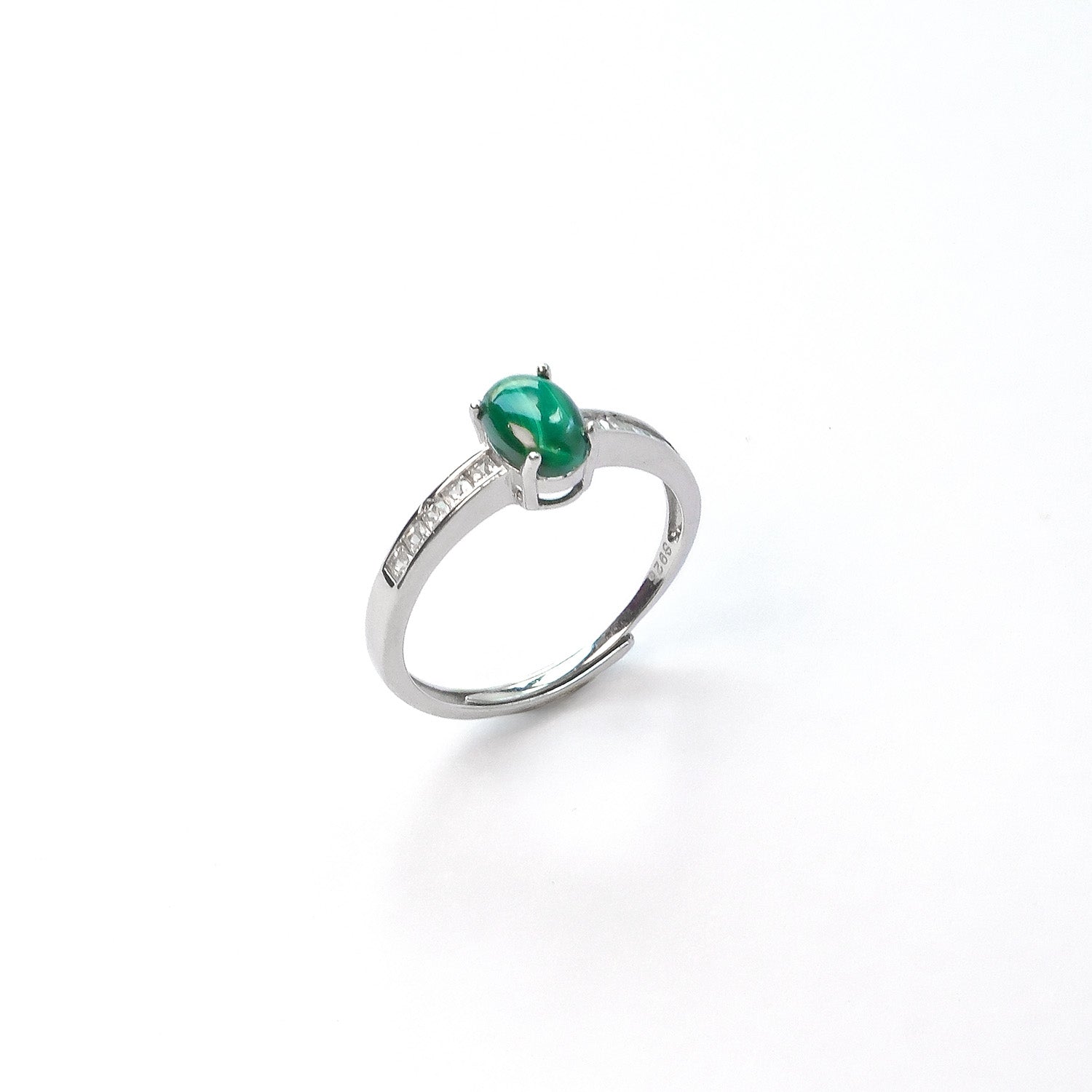 Malachite Ring inspiring courage, clarity, and life-changing decisions.