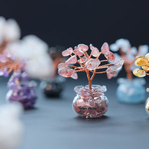 strawberry quartz Feng Shui Tree
