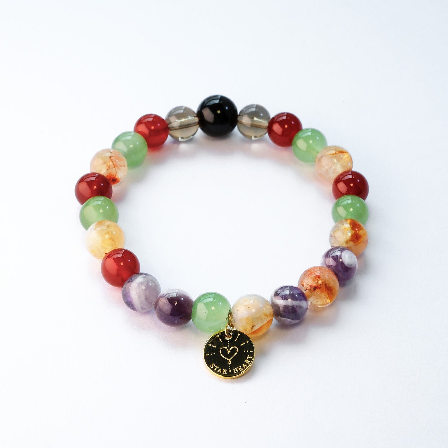 Natural crystal protection bracelet for balance and health